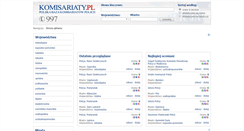 Desktop Screenshot of komisariaty.pl