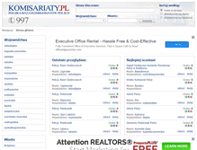 Tablet Screenshot of komisariaty.pl